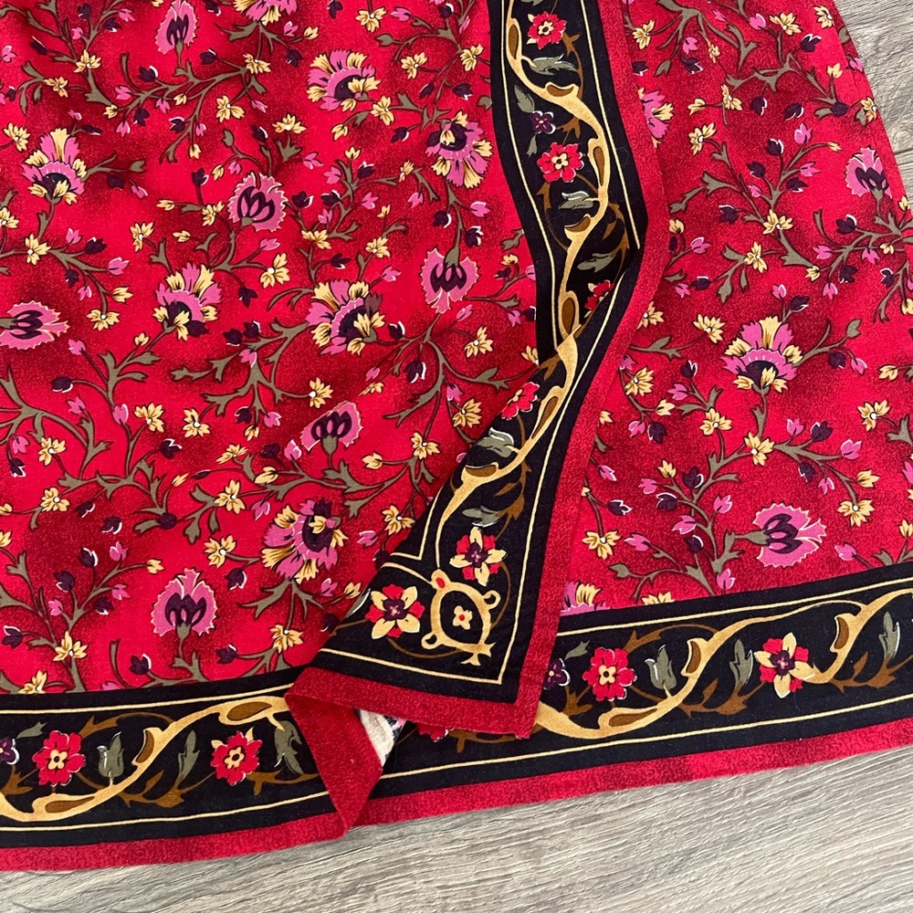 Requirements petite vintage Floral Skirt SZ Pm - Picture 3 of 5